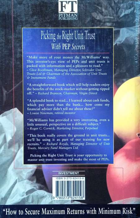 Picking the Right Unit Trust with PEP Secrets | Bruce G. McWilliams