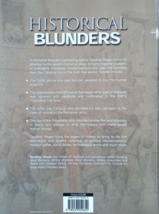 Historical Blunders | Geoffrey Regan