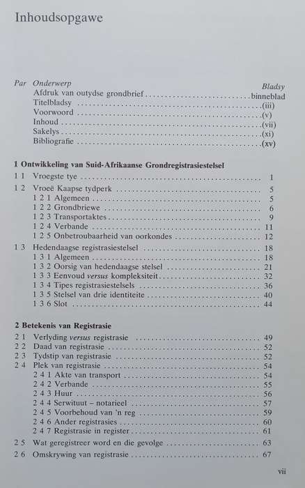 Grondregistrasie in Suid-Afrika (Afrikaans) | J. W. S. Heyl