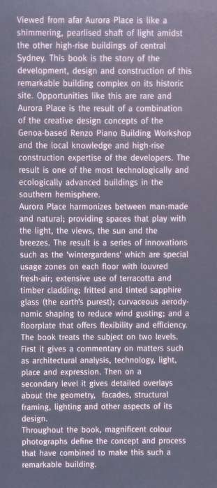 Aurora Place: Renzo, Piano, Sydney | Andrew Metcalf & Martin van der Wal