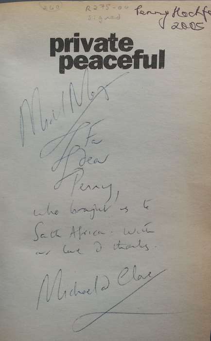 Private Peaceful (Inscribed by Author) | Michael Morpurgo
