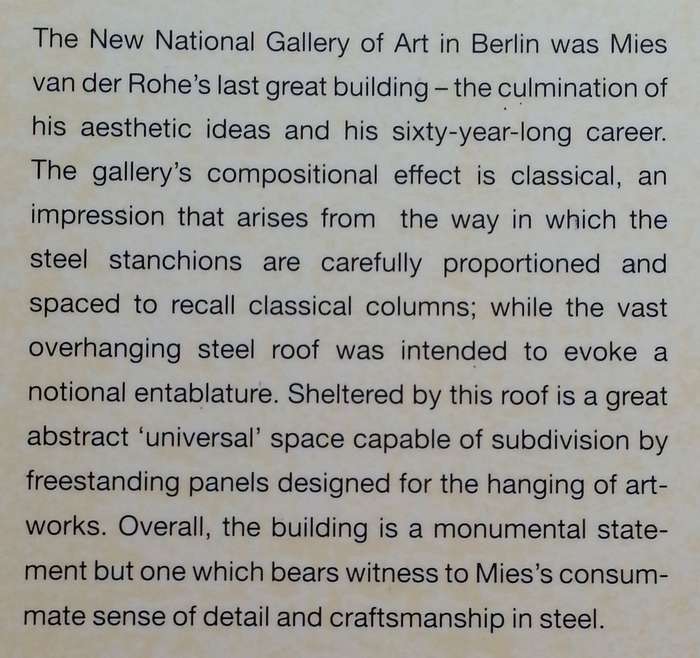 New  National Gallery, Berlin | Maritz Vandenberg