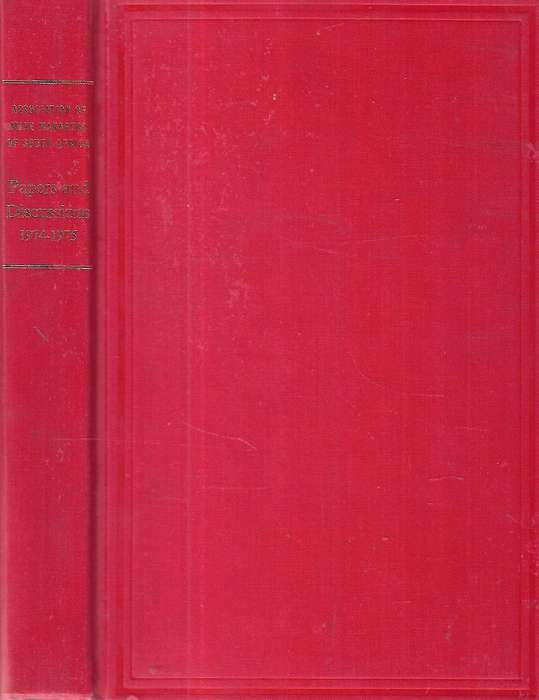Association of Mine Managers of South Africa: Papers and Discussions (1974-1975)