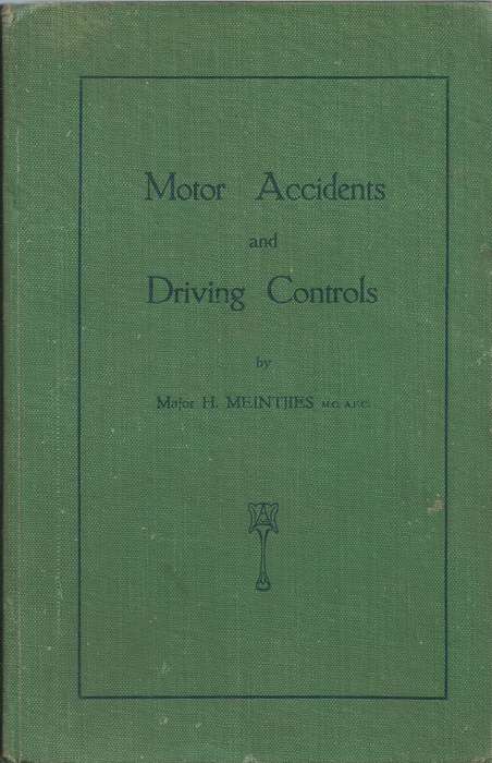 Motor Accidents and Driving Controls (Published c. 1938) | Major H. Meintjies