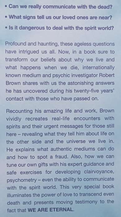 We Are Eternal: What the Spirits Tell Me About Life After Death | Robert Brown