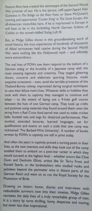 The Barbed-Wire University: The Real Lives of Prisoners of War in the Second World War | Midge Gi...