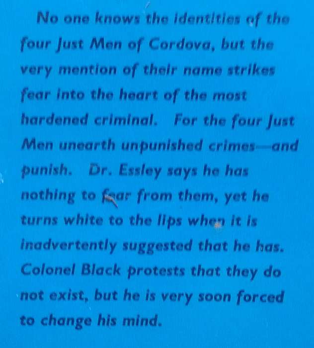 The Just Men of Cordova | Edgar Wallace
