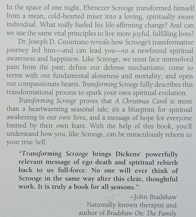 Transforming Scrooge: Dickens Blueprint for a Spiritual Awakening | Joseph D. Cusumano
