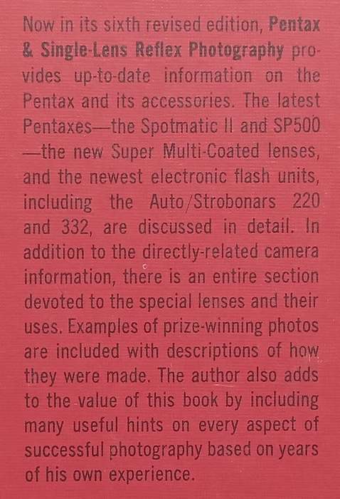 Pentax & Single-Lens Photography | Robert Fuhring