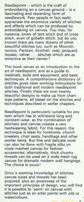 The Creative Art of Needlepoint Tapestry | Joan Fisher