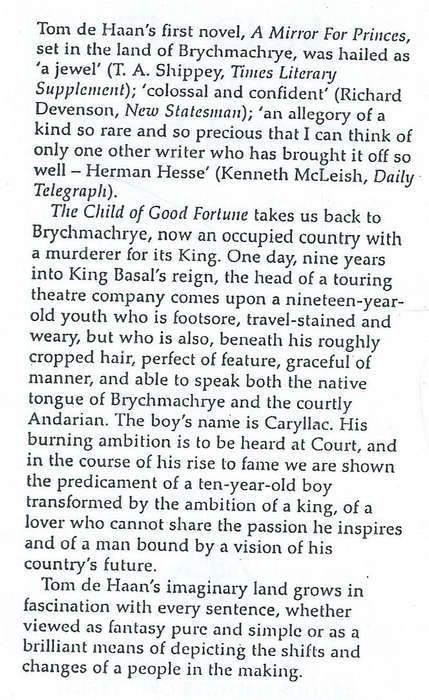 The Child of Good Fortune (Proof Copy) | Tom de Haan