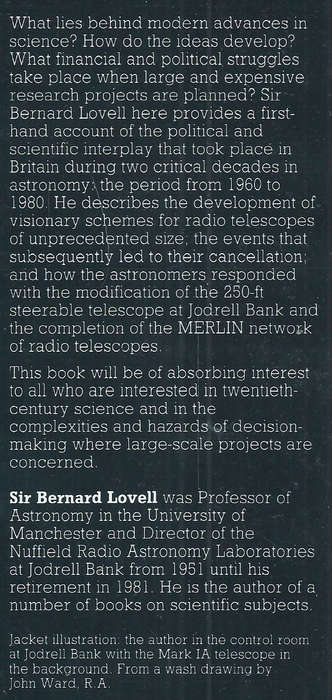 The Jodrell Bank Telescopes | Bernard Lovell