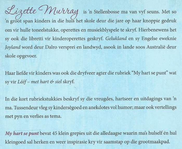 My Hart se Punt: 45 Gedagtes oor die Dinge van Ma-Wees (Afrikaans) | Lizette Murray