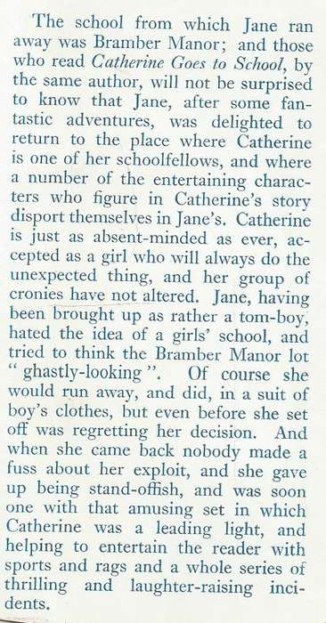 Jane Runs Away From School | Joanna Lloyd