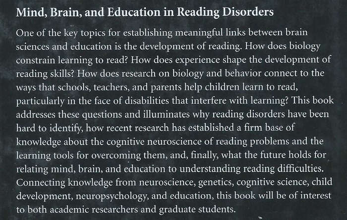 Mind, Brain, and Education in Reading Disorders | Kurt W. Fischer, et al. (Eds.)