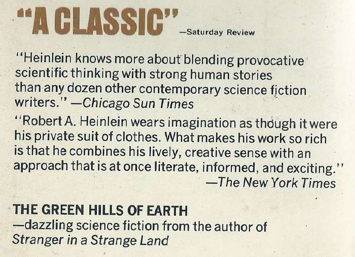 The Green Hills of Earth | Robert A. Heinlein