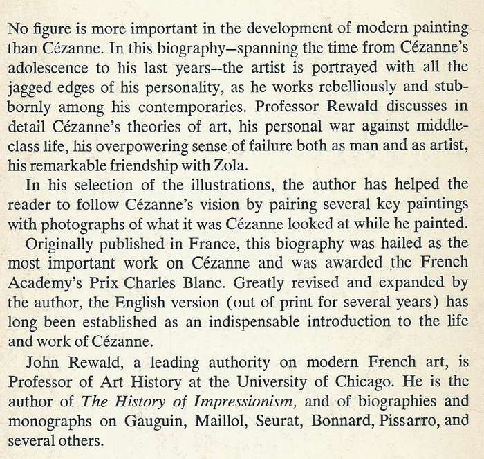 Paul Cezanne: A Biography | John Rewald
