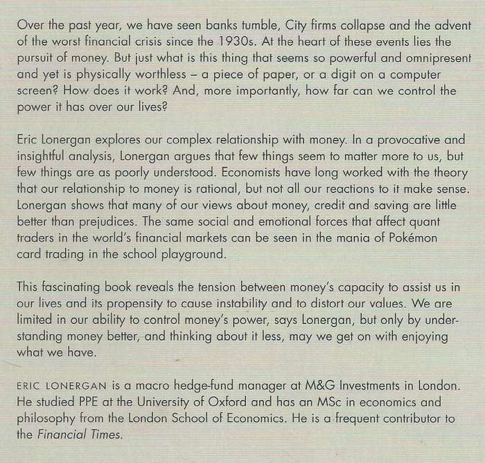 Money (Signed by Author) | Eric Lonergan