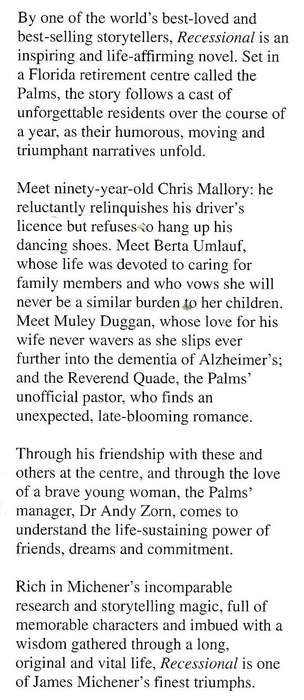 Recessional | James A. Michener