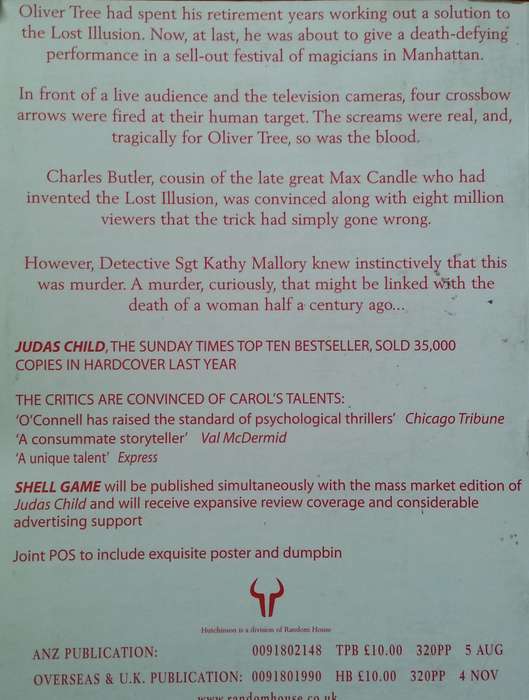 Shell Game (Uncorrected Proof Copy) | Carol O'Connell