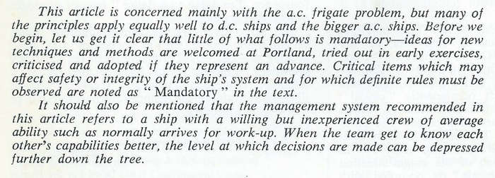 The Weapons and Electrical Enginnering Department and Damage Control | A. C. Wray