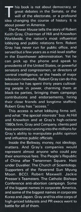 The Power House: Robert Keith Gray and the Selling of Access and Influence in Washington | Susan ...