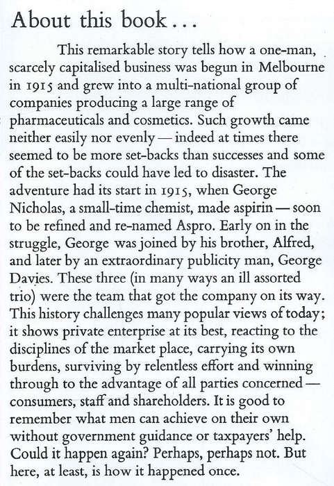 Aspro: How a Family Business Grew Up | R. Grenville Smith & Alexander Barrie