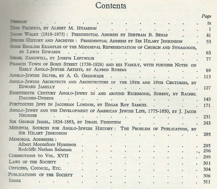 The Jewish Historical Society of England: Transactions, Sessions 1953-55, Vol. XVIII