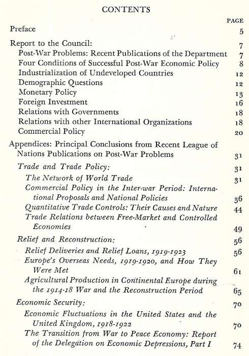 Report to the Council of the Work of the 1943 Joint Session (Economic and Financial Committees, L...
