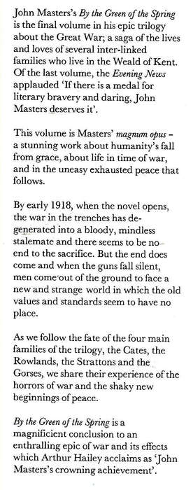 By the Green of the Spring | John Masters