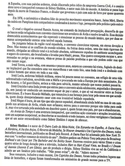As Areias do Tempo (Portuguese) | Sidney Sheldon