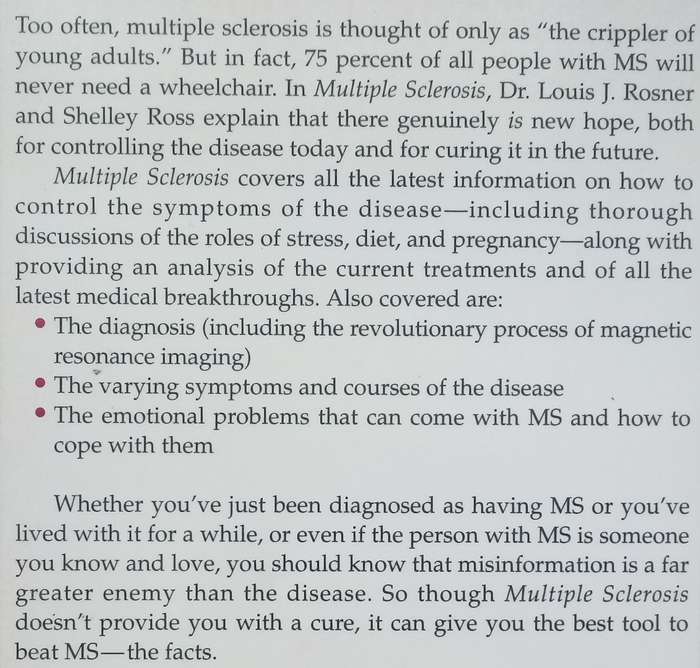 Multiple Sclerosis | Louis J. Rosner & Shelley Ross
