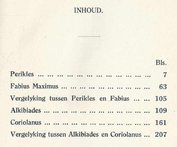 Die Lewensbeskywings van Ploutarchos, Vol. 3 (Publsihed 1927, Afrikaans) | Dr. F. Postma