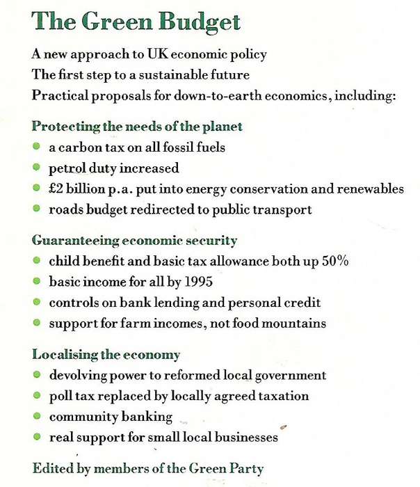 The Green Budget | David Kemball-Cook, et al. (Ed.)