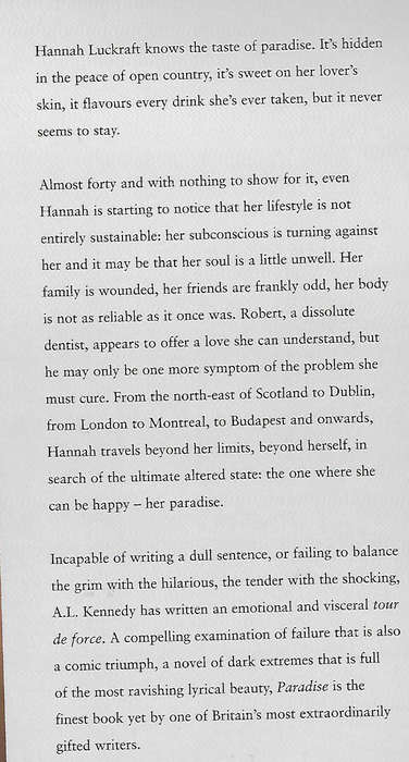 Paradise | A.L. Kennedy
