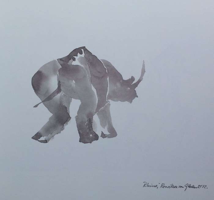 Elephants in Ink | Roswitha von Glehn