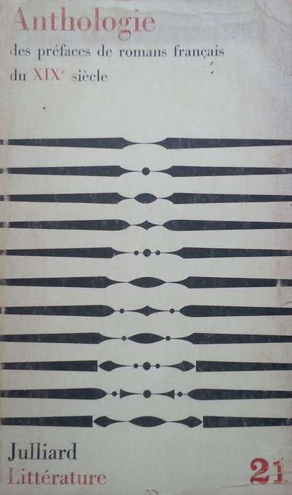 Anthologie des Prefaces de Romans Francais du XIX Siecle (French)