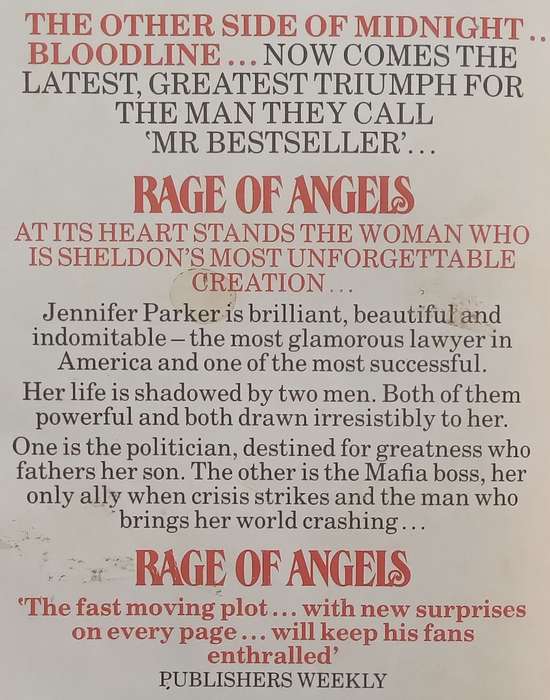Rage of Angels | Sidney Sheldon
