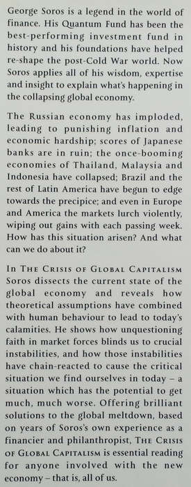 The Crisis of Global Capitalism: Open Society Endangered | George Soros