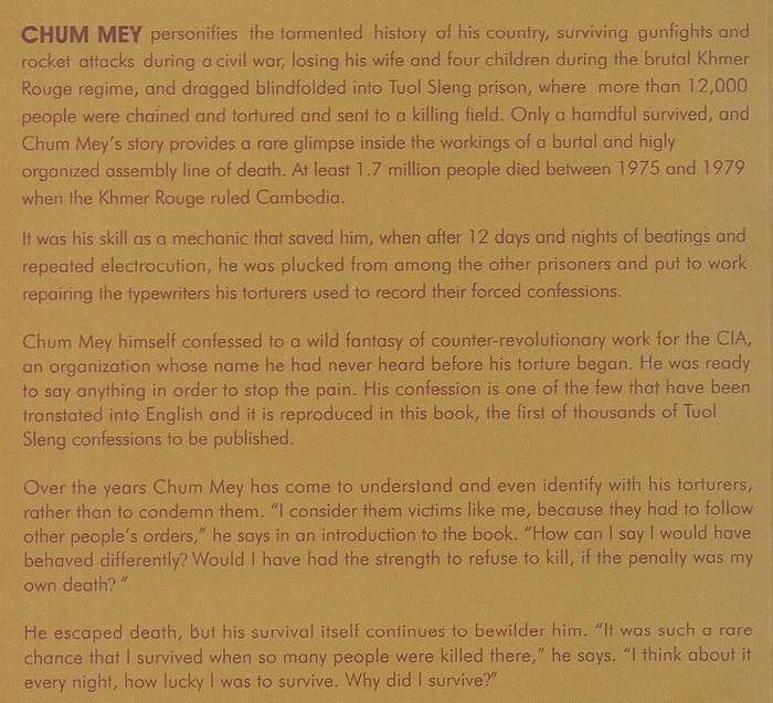 Survivor: The Triumph of an Ordinary Man in the Khemer Rogue Genocide (Signed  by Author) | Chum Mey