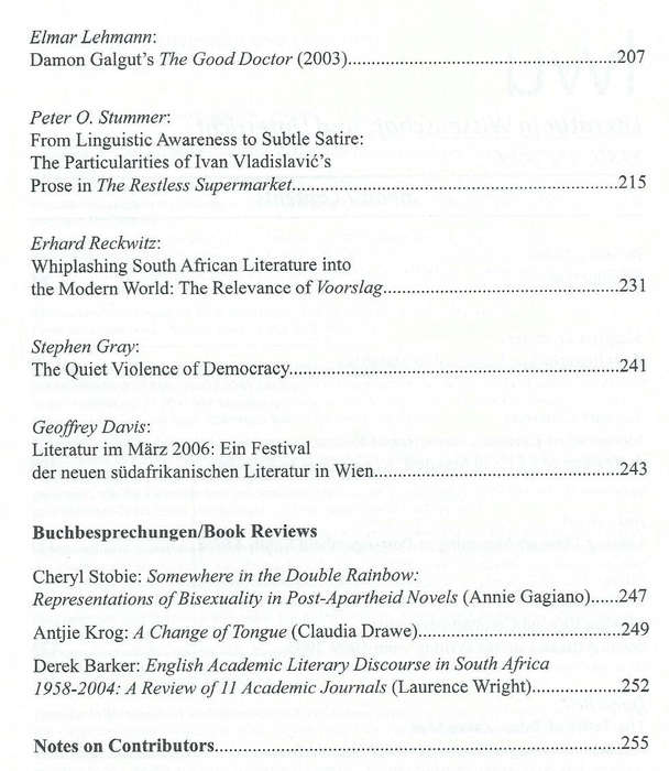Literatur in Wissenschaft und Unterricht (Vol. 39, Nos. 2/3, 2006, Text Mostly in English)