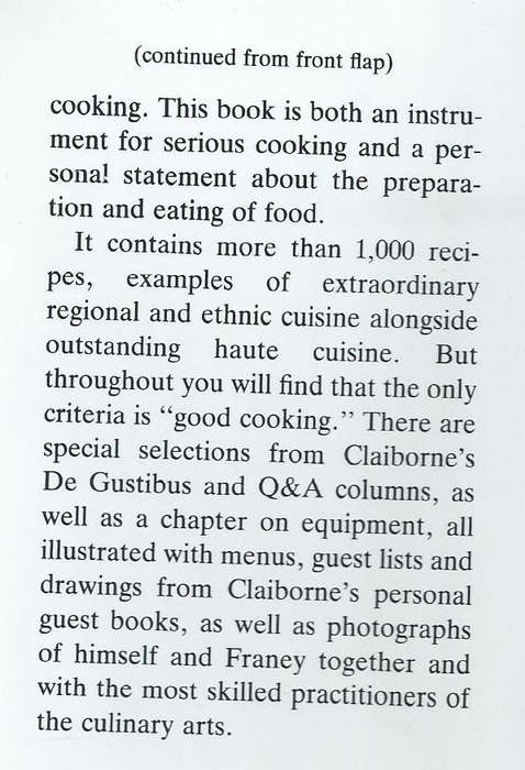 The New York Times Cookbook | Craig Claiborne & Pierre Franey