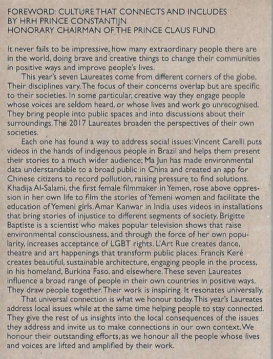 Prince Claus Awards 2017