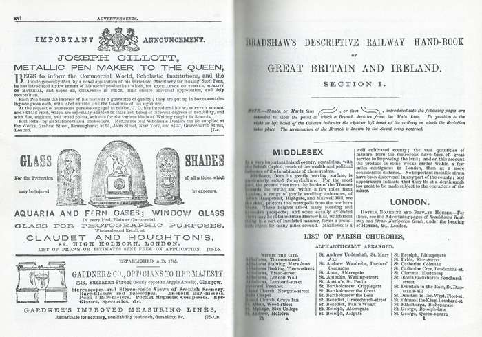 Bradshaw's Descriptive Railway Hand-Book of Great Britain and Ireland (Facsimile Reprint)