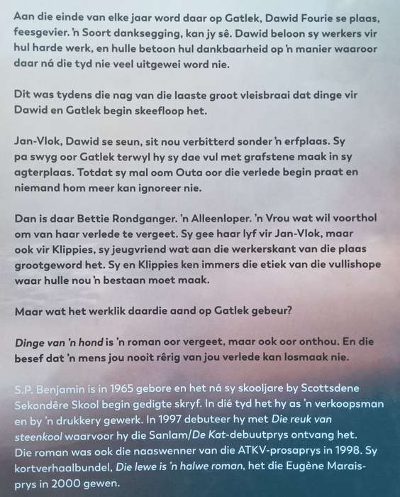 Dinge van n Hond (Afrikaans) | S. P. Benjamin