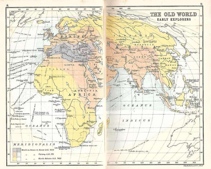 A Literary and Historical Atlas of Europe | J. G. Bartholomew