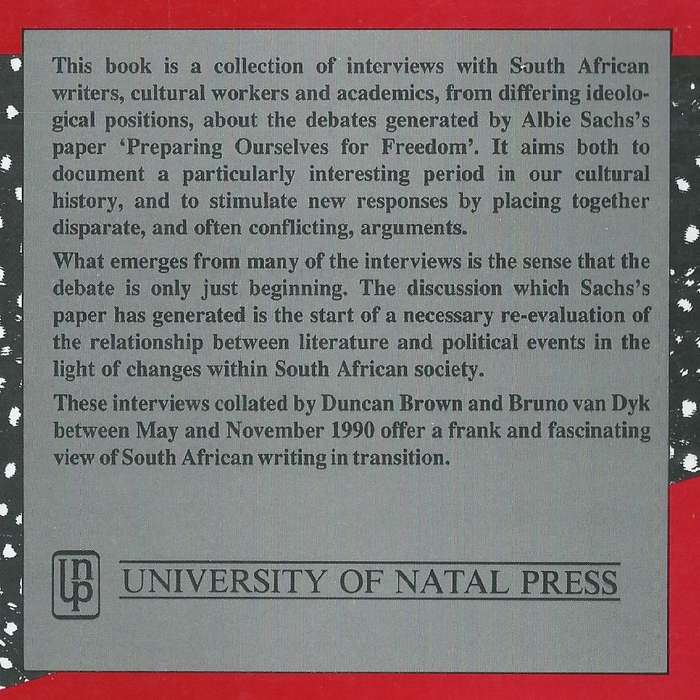 Exchanges: South African Writing in Transition | Duncan Brown & Bruno van Dyk (Eds.)