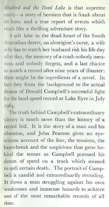 Bluebird and the Dead Lake: The Story of the Strangest Record Ever Won | John Pearson