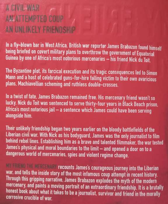 My Friend the Mercenary: A Memoir | James Brabazon