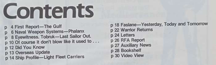 Warship World (Vol. 1, No. 12, Autumn 1985)